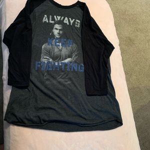 Always keep fighting baseball style tee